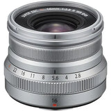 Fujifilm Lens XF 16mm f/2.8 R WR Silver